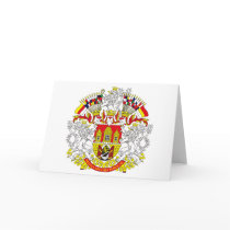 Prague Coat of Arms Greeting Card by FlagTshirts Prague Coat of Arms Greeting Card