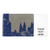 PRAGUE OLD TOWN SQUARE CUSTOM PHOTO CARD