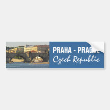 Prague / Praha custom bumpersticker Bumper Sticker