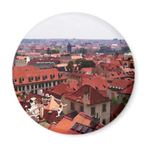 Prague Red Roofs magnets