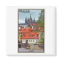 Prague - St Vitus Cathedral Fridge Magnets
