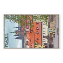 Prague - St Vitus Cathedral Rectangular Sticker