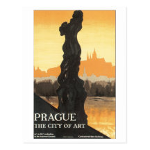 Prague, The City of Art Post Card
