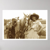 Prairie And Valentine Poster