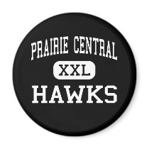 Prairie Central - Hawks - High - Fairbury Illinois magnets by customteamsportswear Prairie Central - Hawks - High - Fairbury Illinois magnets