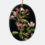 Prairie Crabapple Blossoms Christmas Tree Ornament
