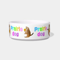 prairie dog , プレーリードッグ .Pet Bowl Cat Water Bowl