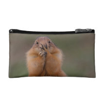 Prairie Dog and Funny Expression Cosmetics Bags