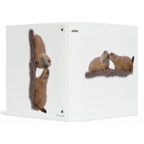 prairie dog kiss 3 ring binder