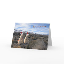 Prairie Dog Santa Card