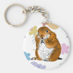 prairie dog which stands keychain
