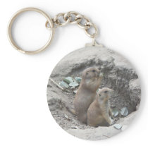 Prairie Dogs Keychain