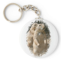 Prairie Dogs Keychain