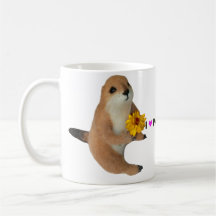 prairie dog's stuffed toy coffee mugs