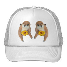 prairie dog's stuffed toy trucker hats