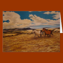 "Prairie Pastures" Blank Card cards