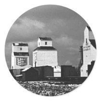 Prairie Round Stickers