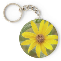 Prairie Sunflower - Helianthus maximilianii Key Chain