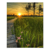 Prairie Sunset Photo Art