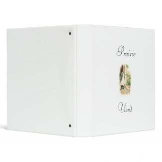 Prairie Unit Notebook binder