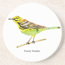 Prairie Warbler coaster coasters