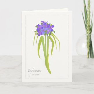 Prairie Wildflower Greeting Card card