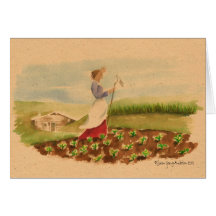 Prairie Woman Greeting Card