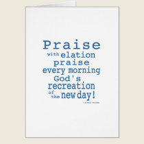 Praise! Card cards