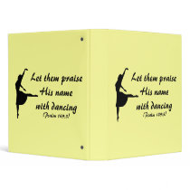 Praise Him With Dancing Binder by RoamingRosie Praise Him With Dancing Binder