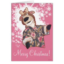 Prancer Christmas Card