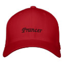 Prancer Reindeer Cap / Hat embroidered hats by toppings Prancer Reindeer Cap / Hat embroidered hats