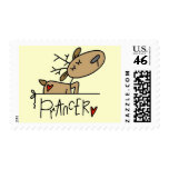 Prancer Reindeer Tshirts and Gifts Stamp