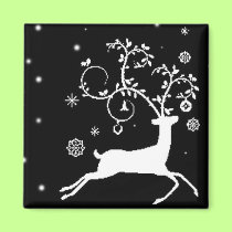 prancing deer magnets by trish1968 prancing deer magnets