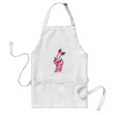 Prancing pink Aisha Aprons by neopets