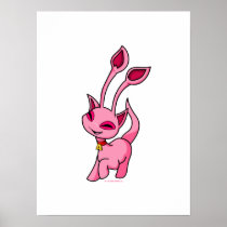 Prancing pink Aisha posters