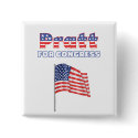 Pratt for Congress Patriotic American Flag buttons