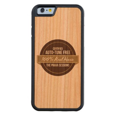 Prava Sessions 100% Real Music, Wood iPhone Case