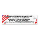 PRAVDA QUOTE - AMERICAN SHEEPLE BUMPER STICKER bumper stickers