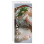 Prawn & Parsley Sauce Recipe Card rack cards