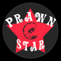 Prawn Star stickers