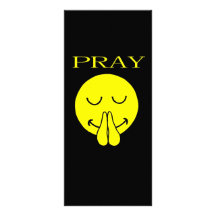 pray book mark rack card template
