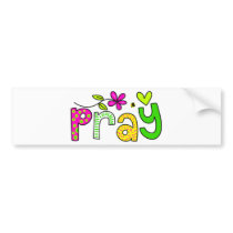 Pray Bumper Sticker