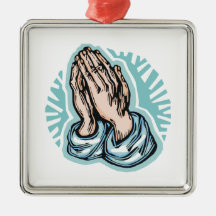 Pray Christmas Tree Ornaments