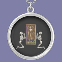 Pray Death Card necklaces