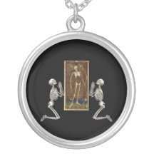 Pray Death Card Pendants