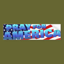 Pray for America 5 bumper stickers