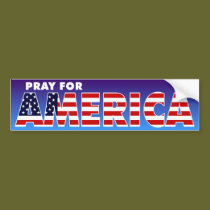 Pray for America bumper stickers by Pazzoom Pray for America bumper stickers