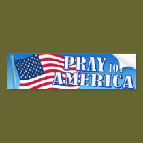 Pray for America bumper stickers