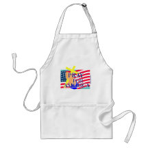Pray for America christian design Apron