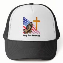 Pray for America Trucker Hat